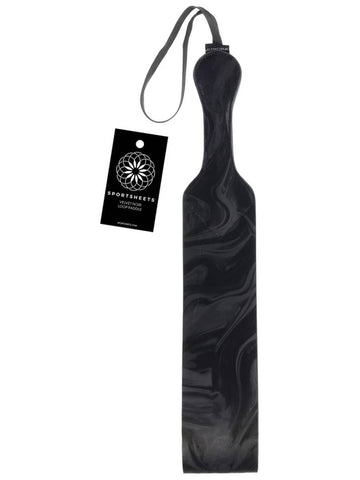 Sportsheets Velvet Noir Loop Bondage Paddle - Paddles And Slappers