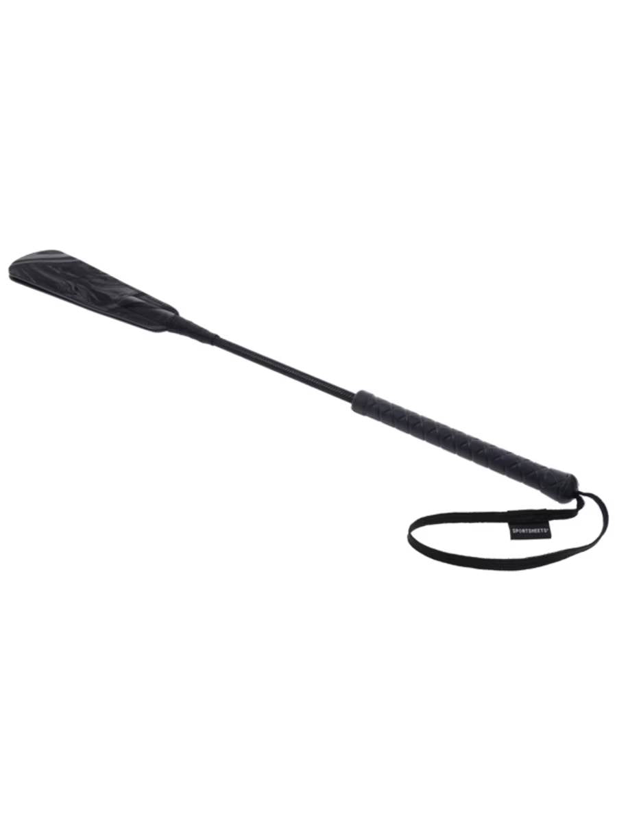 Sportsheets The Velvet Noir Strike Bondage Crop Whips And Crops