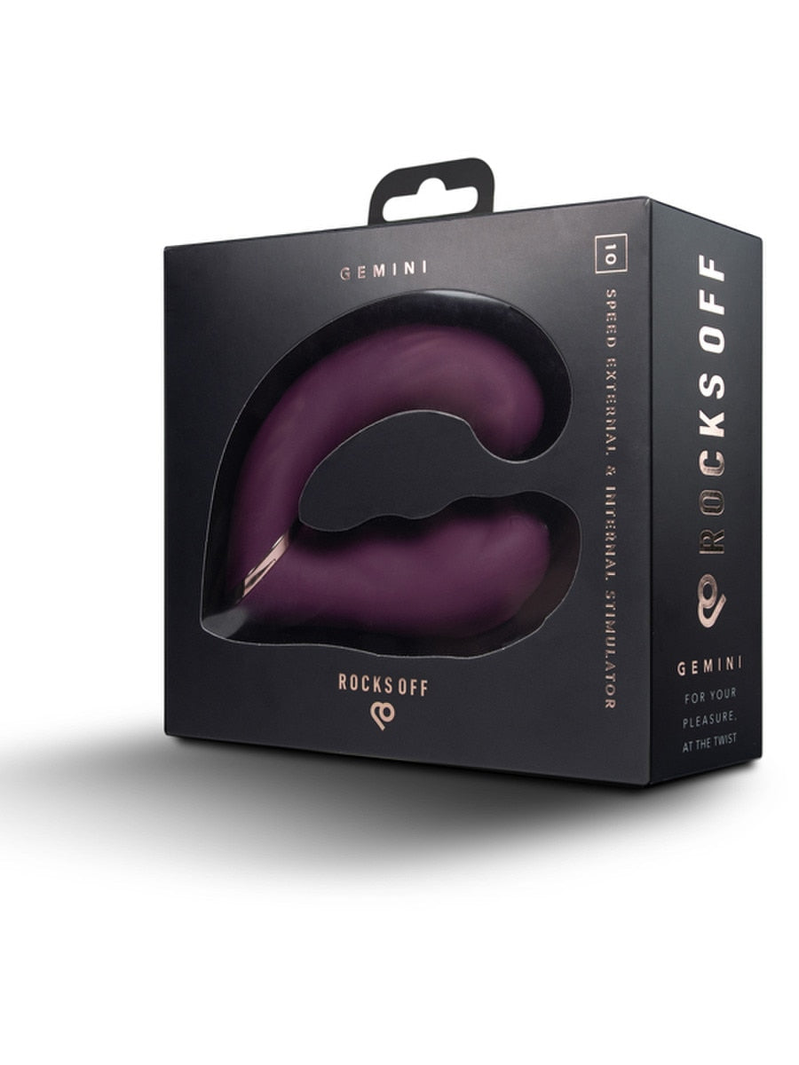 Rocks Off Gemini Multi Functions Prostate Vibrator Prostate Toys
