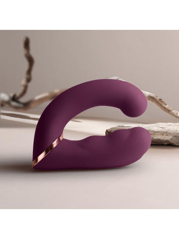 Rocks Off Gemini USB Rechargeable G Spot Vibrator Burgundy - G-Spot Vibrators