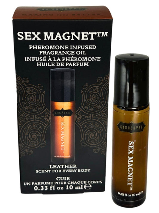 Kama Sutra LEATHER Sex Magnet Pheromone Roll-On Default Title Sex Pheromones and Perfumes