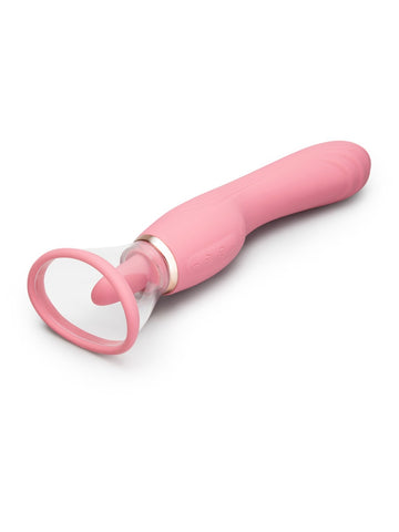 Le Wand Lick Double Ended Vibrator with Licking Tongue - G-Spot Vibrators