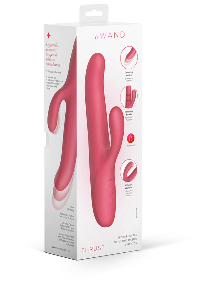 Le Wand Thrust Rechargeable Thrusting Rabbit Vibrator Rabbit Vibrators