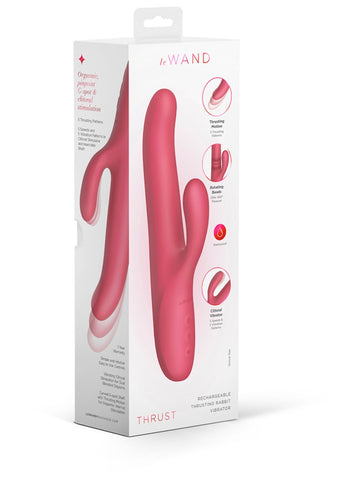 Le Wand Thrust Rechargeable Thrusting Rabbit Vibrator - Rabbit Vibrators