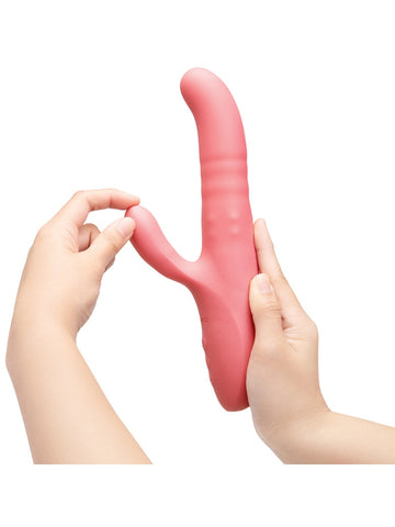 Le Wand Thrust Rechargeable Thrusting Rabbit Vibrator - Rabbit Vibrators