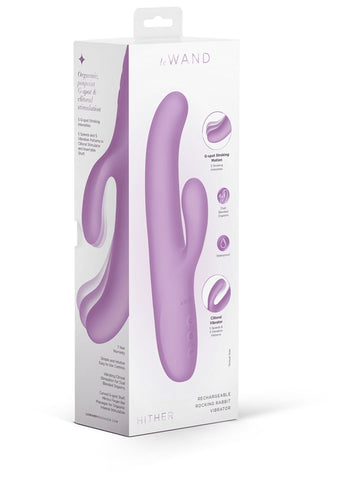 Le Wand Hither Rechargeable Rocking Rabbit Vibrator - Rabbit Vibrators