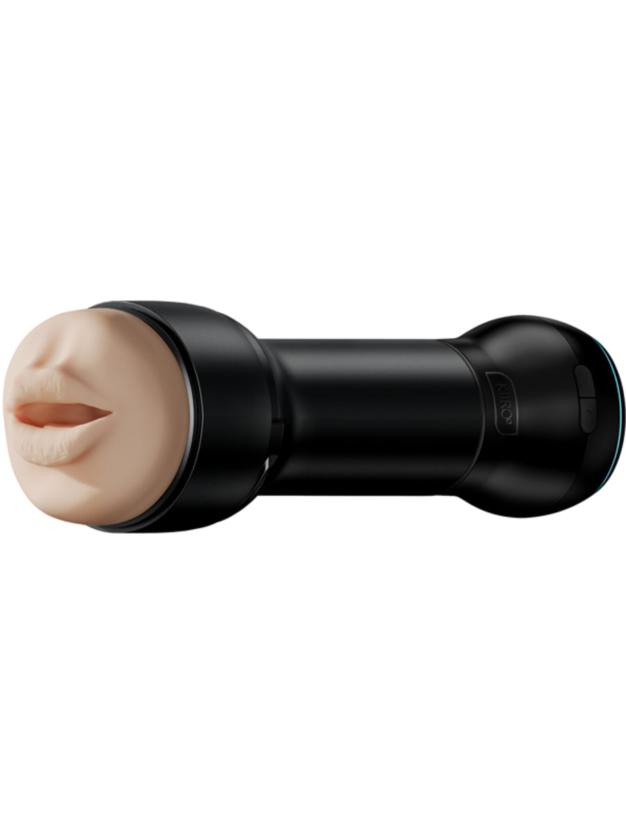 Kiiroo PowerBlow and Feel Mouth Stroker Combo Set Black Masturbators and Strokers