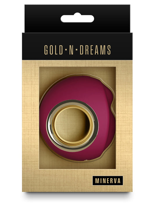 NS Novelties Gold-n-Dreams Minerva Clitoral Vibrator Clit Ticklers and Pulsators