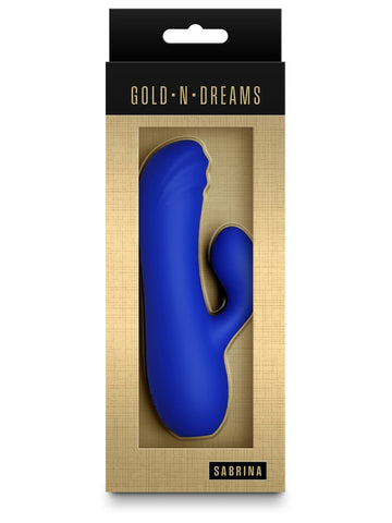 NS Novelties Gold-n-Dreams Sabrina Rabbit Massager - Rabbit Vibrators