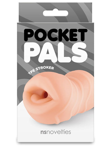 NS Novelties Pocket Pals Realistic Mouth Stroker - Masturbators and Strokers
