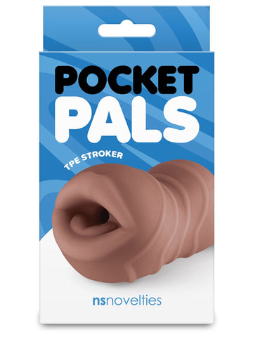 NS Novelties Pocket Pals Realistic Mouth Stroker - Masturbators and Strokers