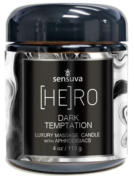 Sensuva On HERO Dark Temptation Luxury Massage Candle 118ml Default Title Sex Pheromones and Perfumes