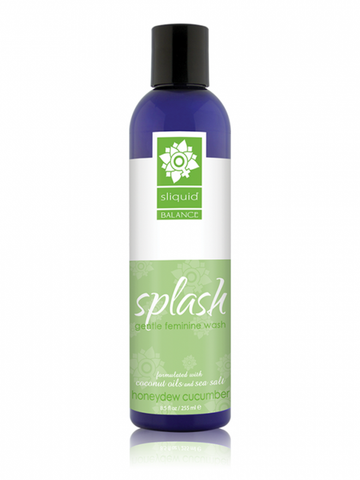 Sliquid Balance Splash Intimate Gentle Feminine Wash 8.5oz - Bath and Intimate Fragrances