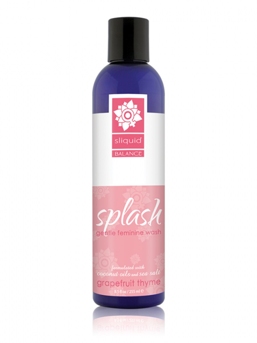 Sliquid Balance Splash Intimate Gentle Feminine Wash 8.5oz Grapefruit & Thyme Bath and Intimate Fragrances