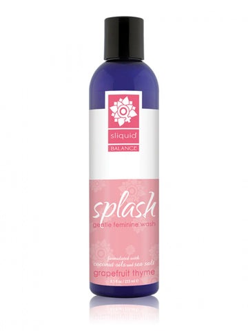 Sliquid Balance Splash Intimate Gentle Feminine Wash 8.5oz - Bath and Intimate Fragrances