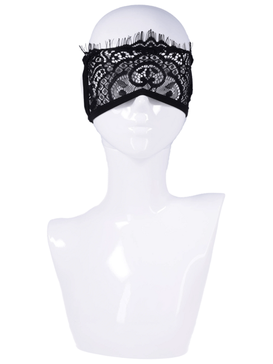 Sportsheets Sex and Mischief Veiled Vision Lace Blindfold Masks And Blindfolds