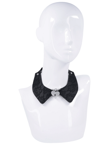 Sportsheets Sex and Mischief Heartbound Lace Day Collar - Collars and Leads