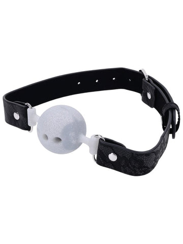 Sportsheets Sex and Mischief Silicone Breathable Ball Gag - Bondage Gags and Bits