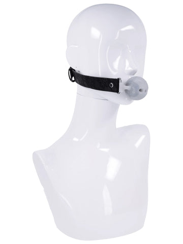 Sportsheets Sex and Mischief Silicone Breathable Ball Gag - Bondage Gags and Bits