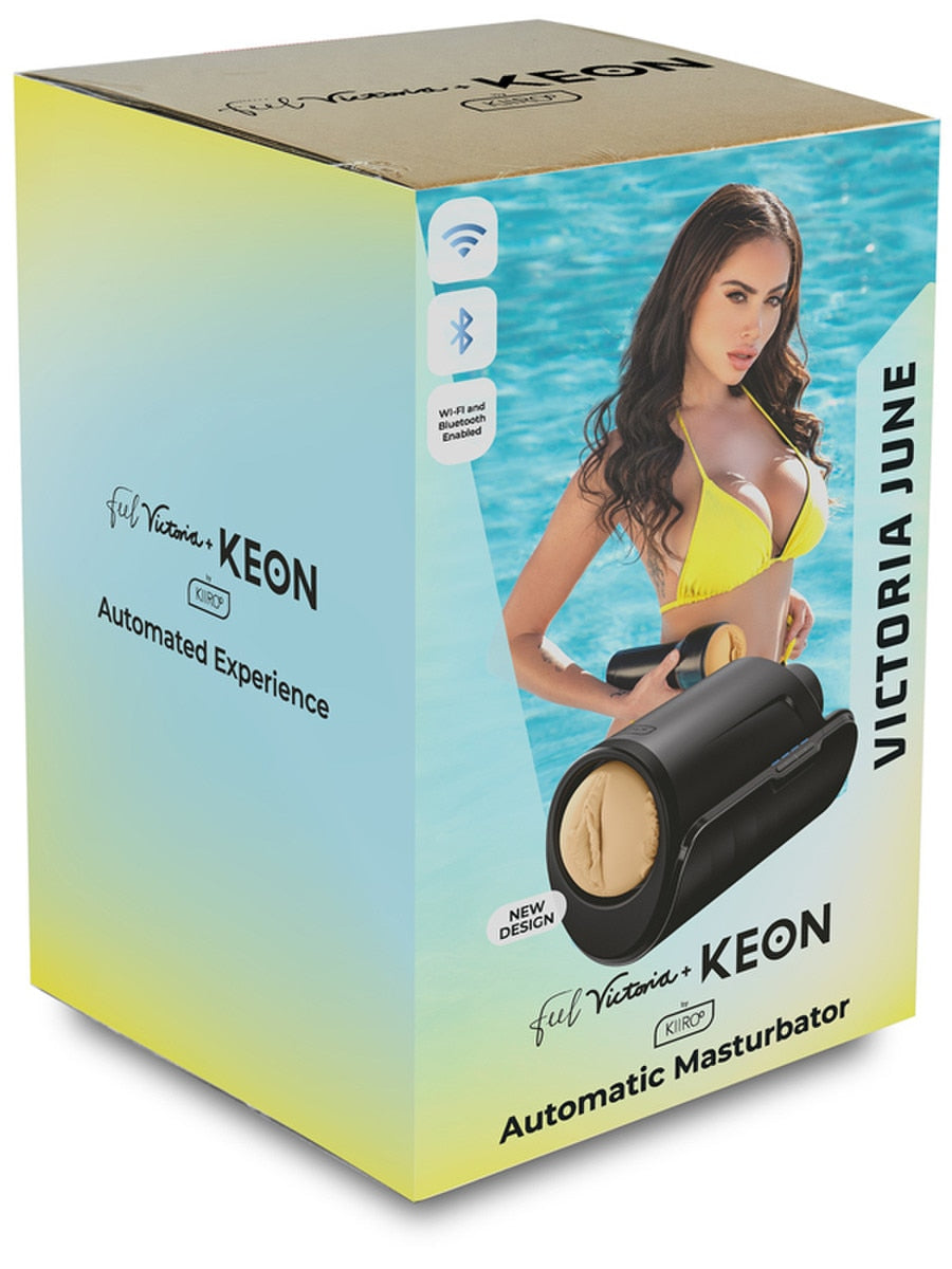 Kiiroo Keon WiFi Combo Set With Feel Victoria June Stroker Masturbators and Strokers