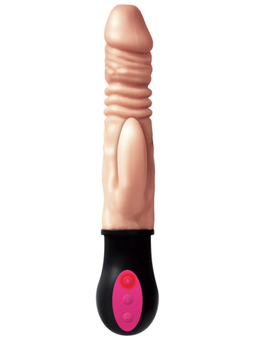 Nasstoys Natural Realskin Hot Cock Rotating Thrusting Dildo - Vibrating Dildos