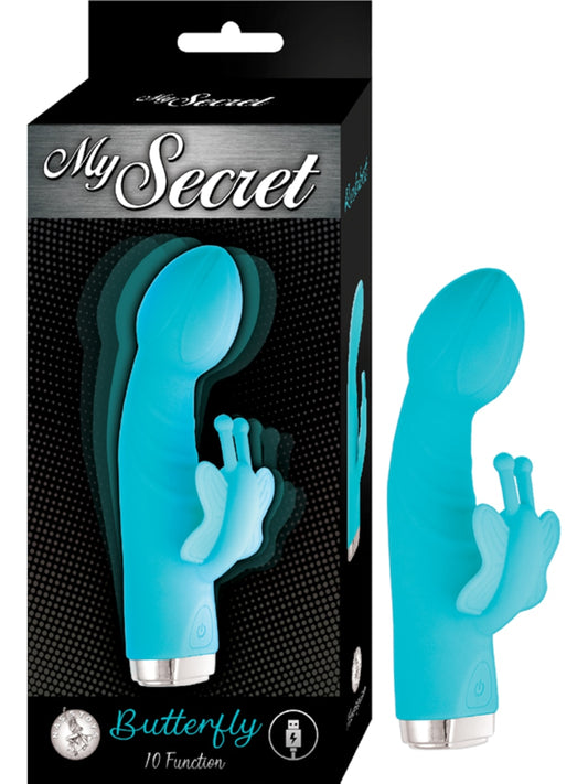 Nasstoys My Secret Butterfly Rabbit Vibrators Aquamarine Rabbit Vibrators