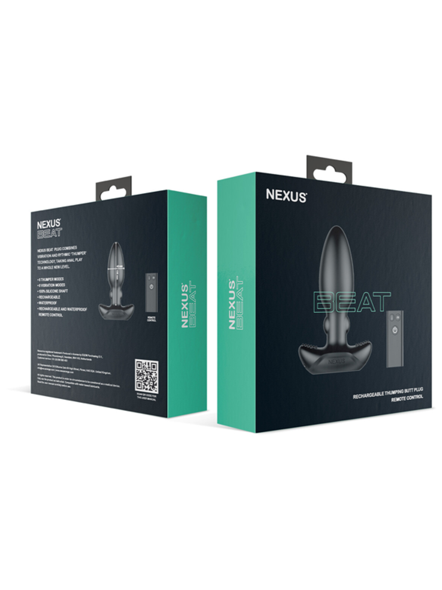 Nexus BEAT Rechargeable Thumping Butt Plug Butt Plugs