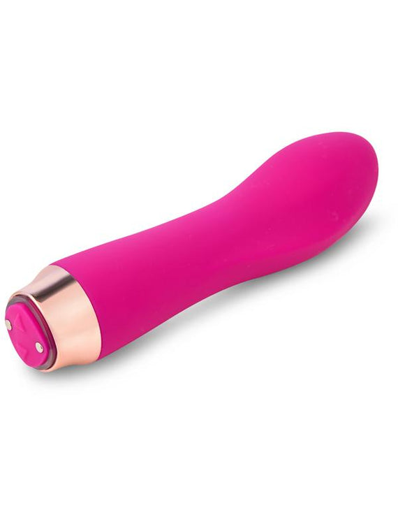 Nu Sensuelle Curve Vibrator - 20 Function Rechargeable Pink Silicone Personal Massager