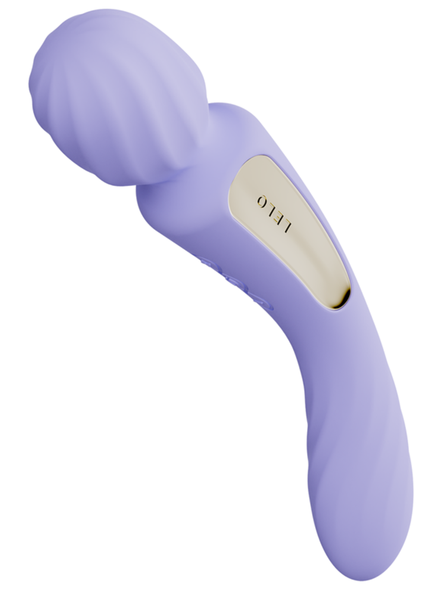 LELO Switch Dual Ended App Control Body Wand Vibrator Lilac Body Wands