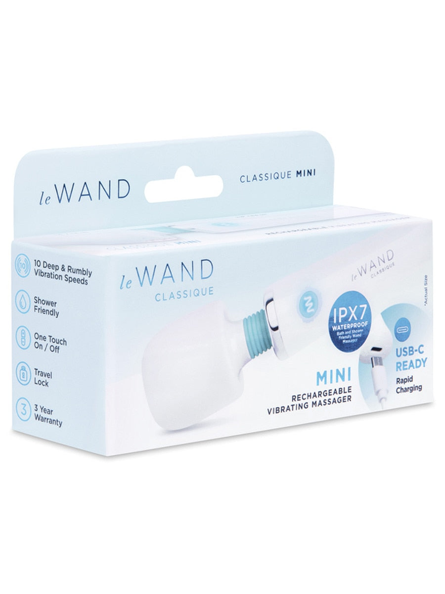 Le Wand Classique 10 Functions Mini Wand Massager Body Wands