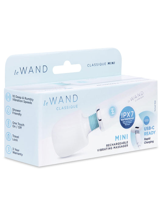 Le Wand Classique 10 Functions Mini Wand Massager Body Wands