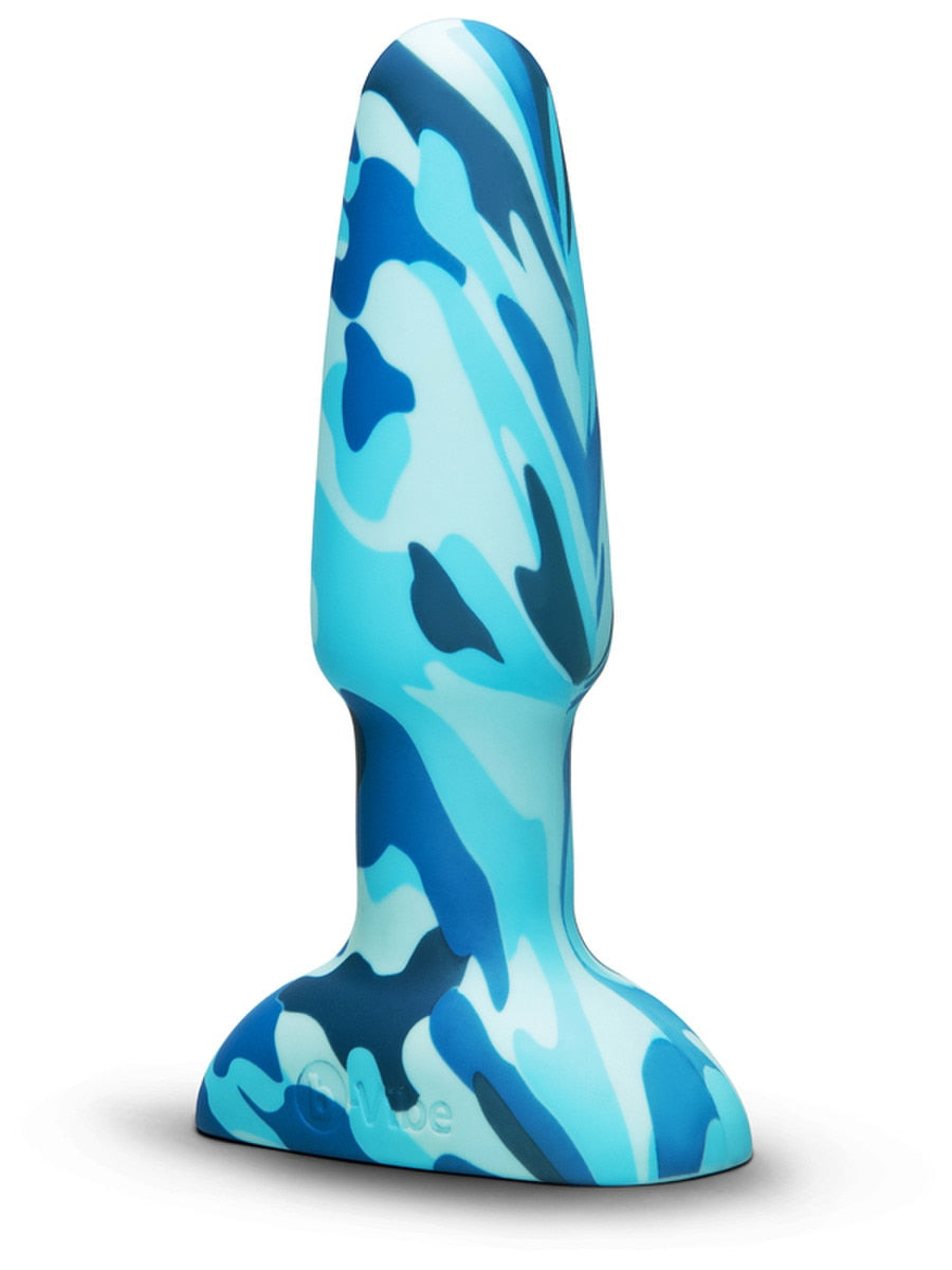 b-Vibe Rimming 2 Rotating and Vibrating Butt Plug Camo Butt Plugs