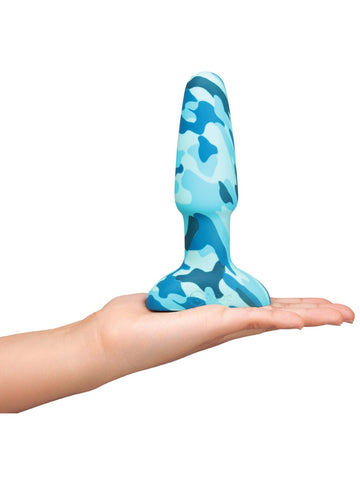 b-Vibe Rimming 2 Rotating and Vibrating Butt Plug Camo - Butt Plugs
