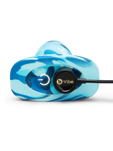 b-Vibe Rimming 2 Rotating and Vibrating Butt Plug Camo - Butt Plugs