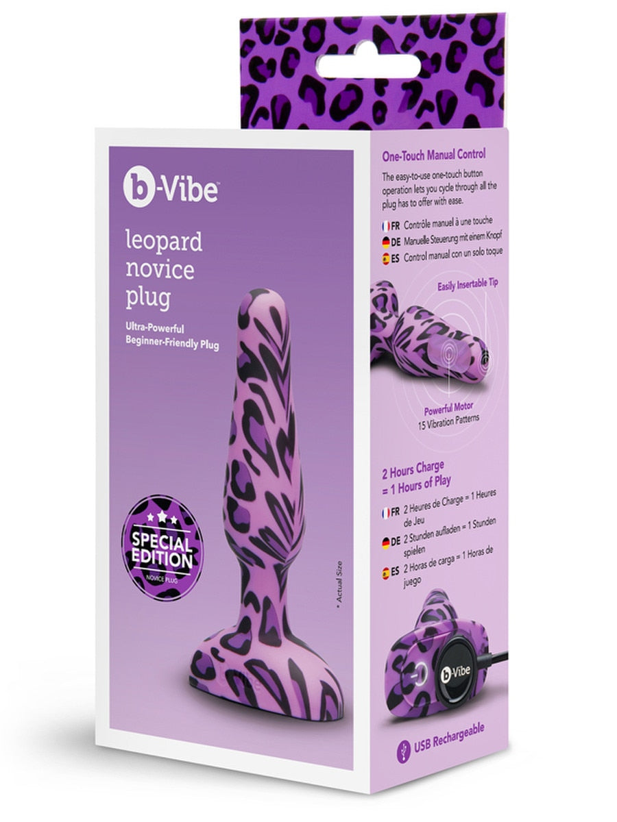 b-Vibe Novice Ultra Powerful Beginner Friendly Butt Plug Butt Plugs
