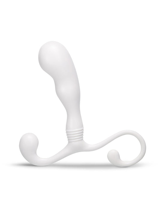 b-Vibe Slim Hands Free Slimline Prostate Massager White Prostate Toys