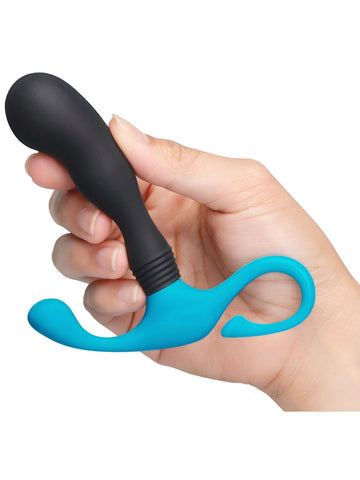 b-Vibe Curl Hands Free Curved Silicone Prostate Massager - Prostate Toys