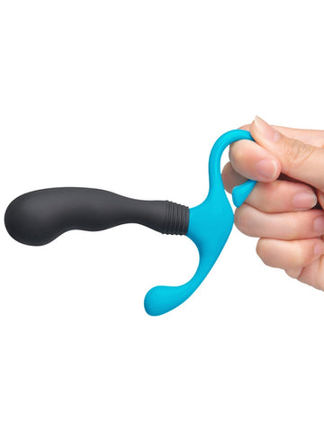 b-Vibe Curl Hands Free Curved Silicone Prostate Massager - Prostate Toys
