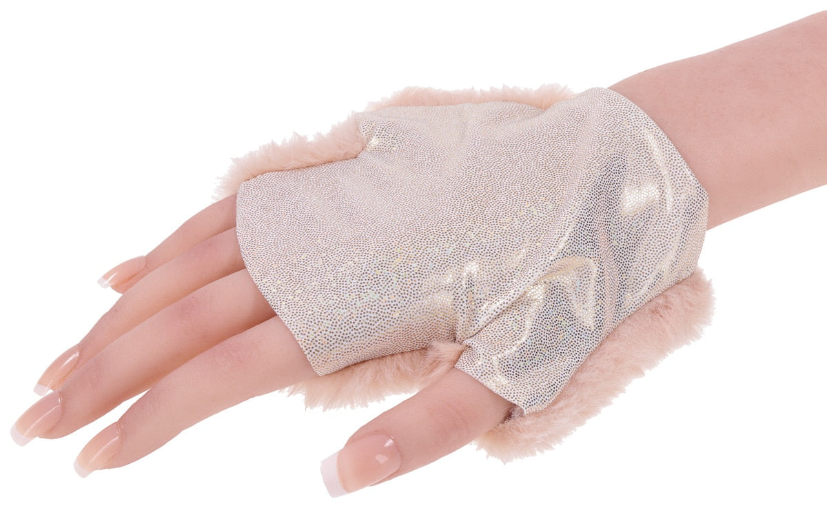 Sex and Mischief Peaches n CreaMe Spiked Sensory Glove Wigs and Gloves