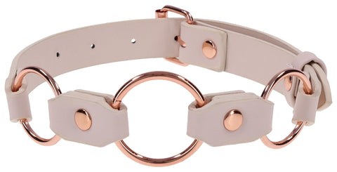 Sex and Mischief Peaches n CreaMe Ring Day BDSM Collar - Collars and Leads