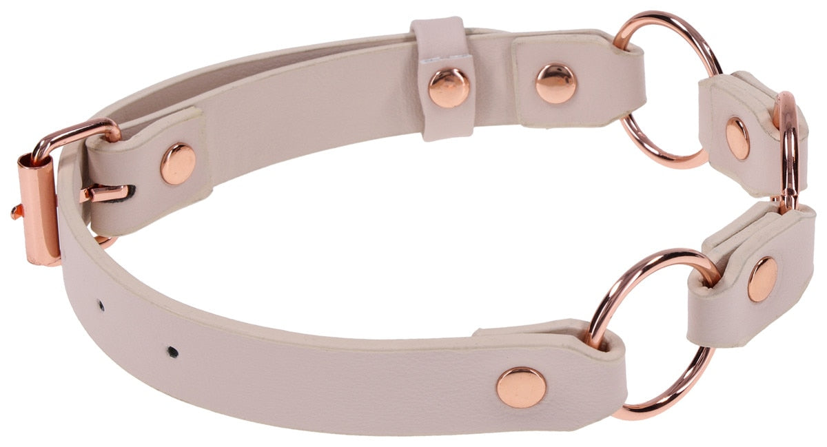 Sex and Mischief Peaches n CreaMe Ring Day BDSM Collar Collars and Leads