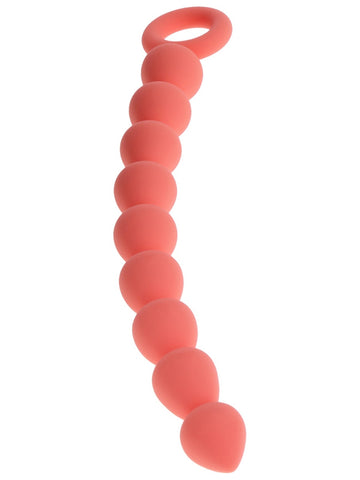 Sex and Mischief Peaches n CreaMe Silicone Anal Beads - Anal Beads and Balls