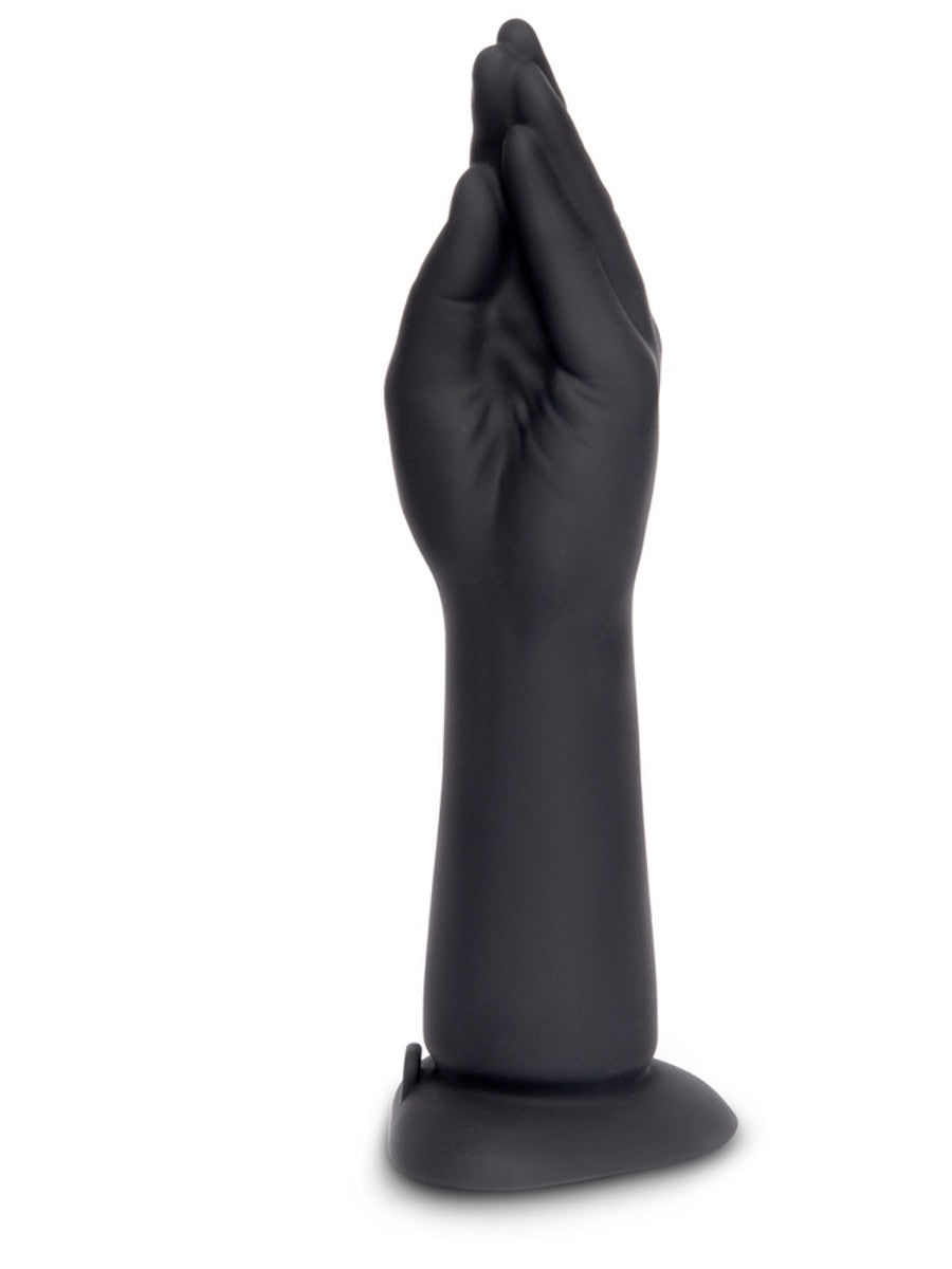 b-Vibe USB Rechargeable Vibrating Silicone Fisting Dildo Black Realistic Dildos