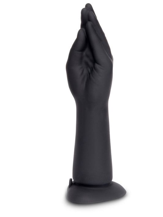 b-Vibe USB Rechargeable Vibrating Silicone Fisting Dildo Black Realistic Dildos