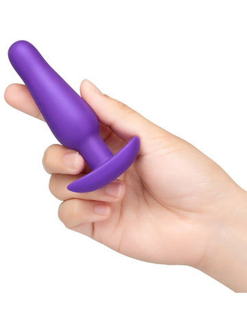 b-Vibe Rookie Beginners Starter Silicone Butt Plug - Butt Plugs