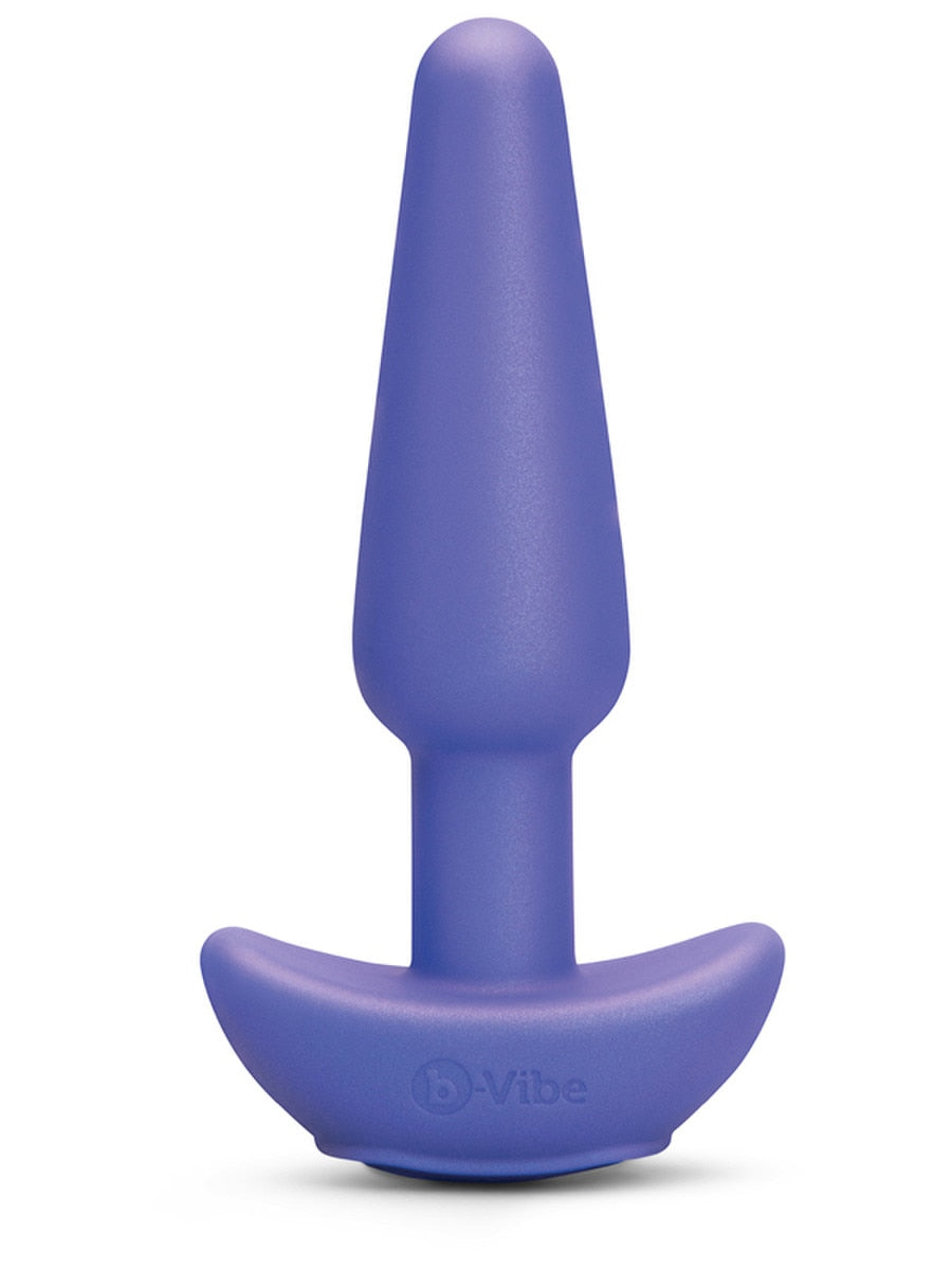 b-Vibe Shake Slimline Vibrating Silicone Anal Plug Blue Butt Plugs