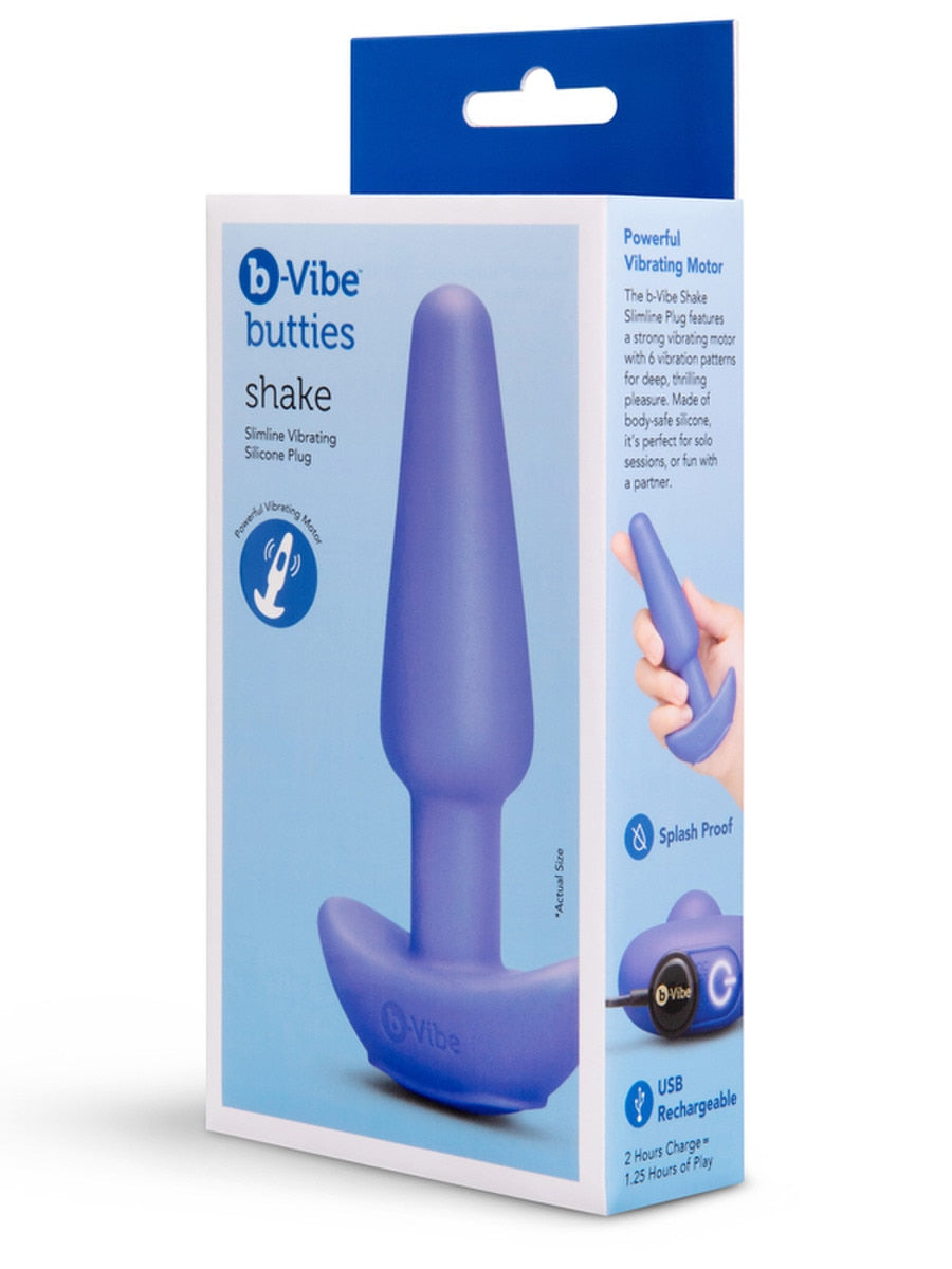 b-Vibe Shake Slimline Vibrating Silicone Anal Plug Butt Plugs