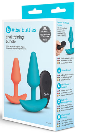 b-Vibe Butties 2 Piece Anal Training Set - Butt Plugs