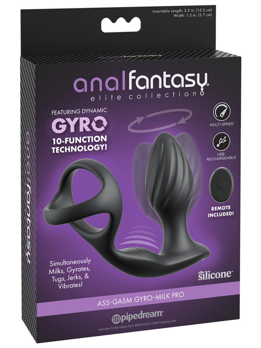 Pipedream Anal Fantasy Elite Ass-Gasm Gyro-Milk Pro Prostate Toys