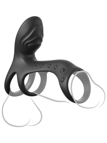 Pipedream Fantasy C-Ringz Ultimate Couples Cage Pro - Vibrating Cock Rings